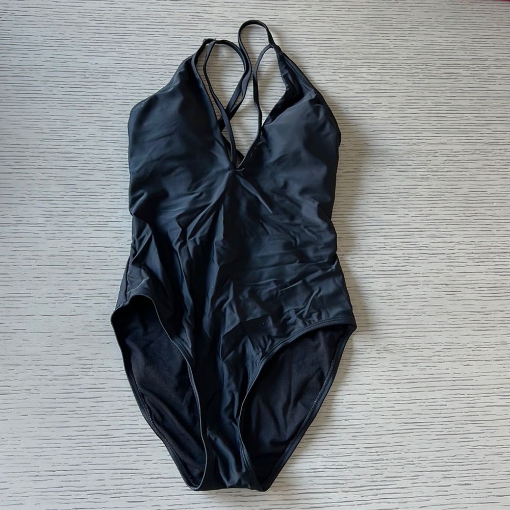 Black One Piece Bathing Suit